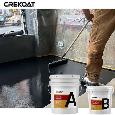 Reflective Strength Metallic Epoxy Floor Coating Easy To Maintain TDS