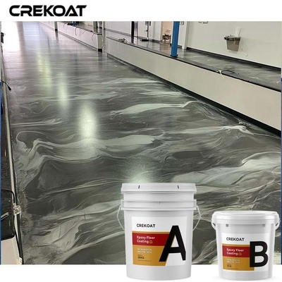 Gray Metallic Epoxy Floor Coating For Ceramic Tile