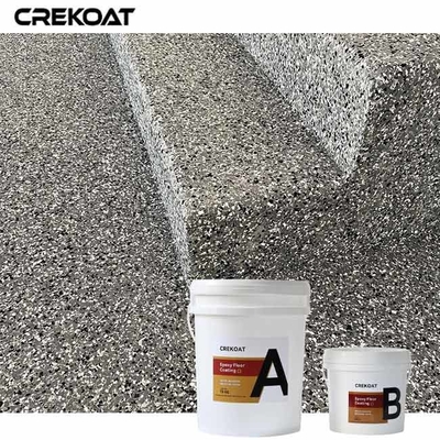 UV Stable Epoxy Flake Floor Coating Seamless For Smooth Surface