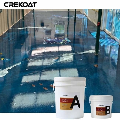 Quick Cure Times Metallic Polyaspartic Floor Coating Enhanced Resistance To Yellowing
