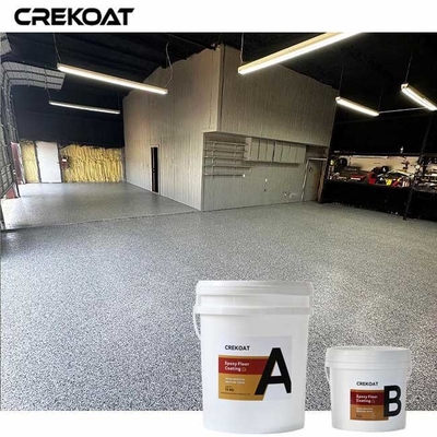Hygiene White Flake Epoxy Floor Can Be Used In Cold Storage Facilities