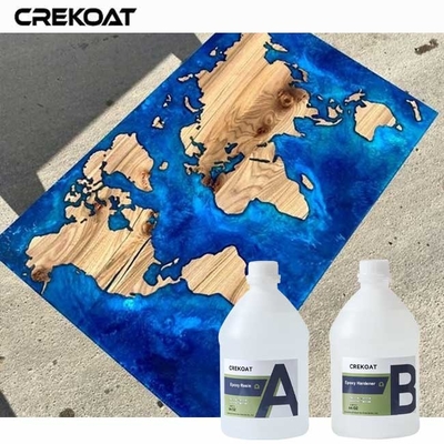 High Gloss Clear Epoxy Resin Ensures A Durable Protective Layer On Tabletops